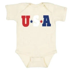Sweet Wink - 4Th Of July Baby Bodysuit Usa Multi Short Sleeve Bodysuit