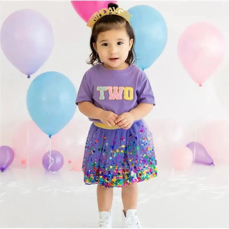 Sweet Wink - Kids Second Birthday Patch Short Sleeve T-Shirt 5 Sweet Wink - Kids Second Birthday Patch Short Sleeve T-Shirt - Image 3