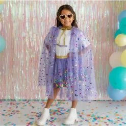 Sweet Wink - Lavender Confetti Cape Kids Dress Up