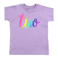 Sweet Wink - Two Bright Rainbow Short Sleeve Shirt, 2T