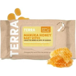 Terra - 70Ct Bamboo Baby Wipes Honey
