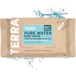 Terra - 70Ct Bamboo Pure Water Baby Wipes