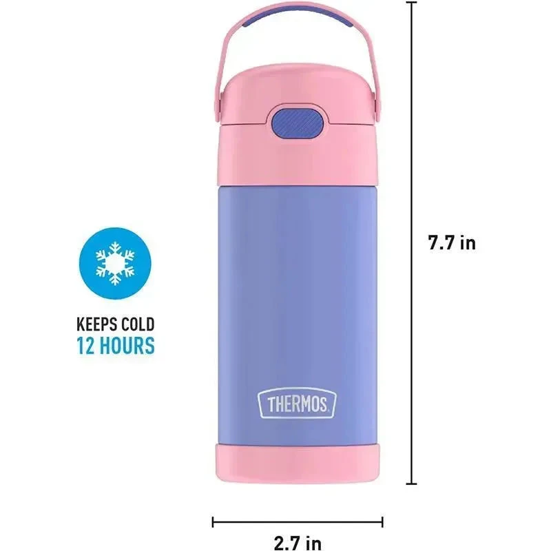Thermos Funtainer Bottle 12 Oz, Purple Pink 6 Thermos Funtainer Bottle 12 Oz, Purple Pink - Image 4