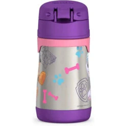 THERMOS - Vacuum Insulated Stainless Steel 10oz Straw Bottle, Paw Patrol Girl -Macro Baby Store thermos vacuum insulated stainless steel 10oz straw bottle paw patrol girl image 5