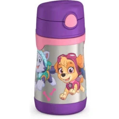 THERMOS - Vacuum Insulated Stainless Steel 10oz Straw Bottle, Paw Patrol Girl -Macro Baby Store thermos vacuum insulated stainless steel 10oz straw bottle paw patrol girl image 6