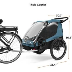 Thule - Courier Bike Trailer Blue 18 Thule - Courier Bike Trailer Blue -Macro Baby Store thule courier bike trailer blue image 8