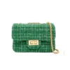 Tiny Treats - Classic Large Tweed Handbag, Green -Macro Baby Store tiny treats classic large tweed handbag green image 1