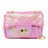 Tiny Treats - Classic Quilted Shiny Mini Bag, Pink 1 Tiny Treats - Classic Quilted Shiny Mini Bag, Pink -Macro Baby Store tiny treats classic quilted shiny mini bag pink image 1