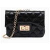 Tiny Treats - Metallic Classic Mini Purse, Black
