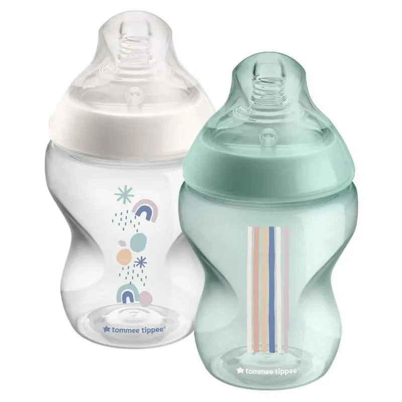Tommee Tippee - 2Pk Closer To Nature 9Oz, Deco Bottle Boy 3 Tommee Tippee - 2Pk Closer To Nature 9Oz, Deco Bottle Boy