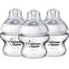 Tommee Tippee - 5Oz 3Pk Closer To Nature Bottle, White -Macro Baby Store tommee tippee closer to nature bottle 5oz white 3 pack image 1