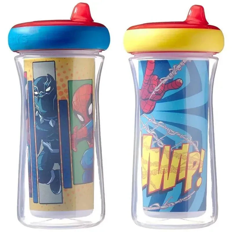 Tomy - 2 Pack Insulated Sippy Cup 9 Oz, Marvel 7 Tomy - 2 Pack Insulated Sippy Cup 9 Oz, Marvel - Image 5