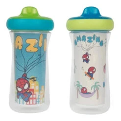 Tomy - 2Pk Marvel Insulated Sippy Cup 9Oz
