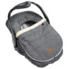 Tomy - Infant Car Seat Cover, Heather Grey