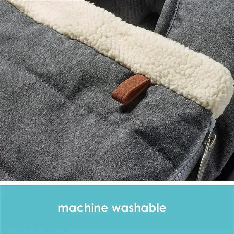 Tomy - Infant Car Seat Cover, Heather Grey 6 Tomy - Infant Car Seat Cover, Heather Grey - Image 4