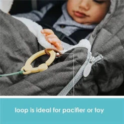 Tomy - Infant Car Seat Cover, Heather Grey 13 Tomy - Infant Car Seat Cover, Heather Grey -Macro Baby Store tomy infant car seat cover heather grey image 9