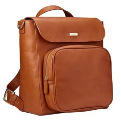 Tomy - JJ Cole Brookmont Backpack Baby Diaper Bag, Cognac