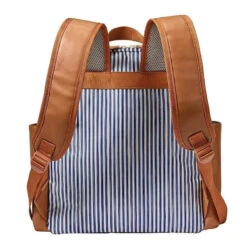 Tomy - Jj Cole Popperton Backpack Cognac Strip Diaper Bag 13 Tomy - Jj Cole Popperton Backpack Cognac Strip Diaper Bag -Macro Baby Store tomy jj cole popperton backpack cognac strip image 9