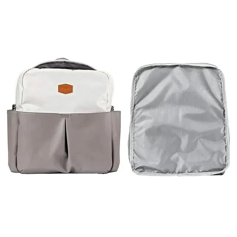 Tomy - Jj Cole Popperton Backpack Diaper Bag, Cream Mushroom 4 Tomy - Jj Cole Popperton Backpack Diaper Bag, Cream Mushroom - Image 2