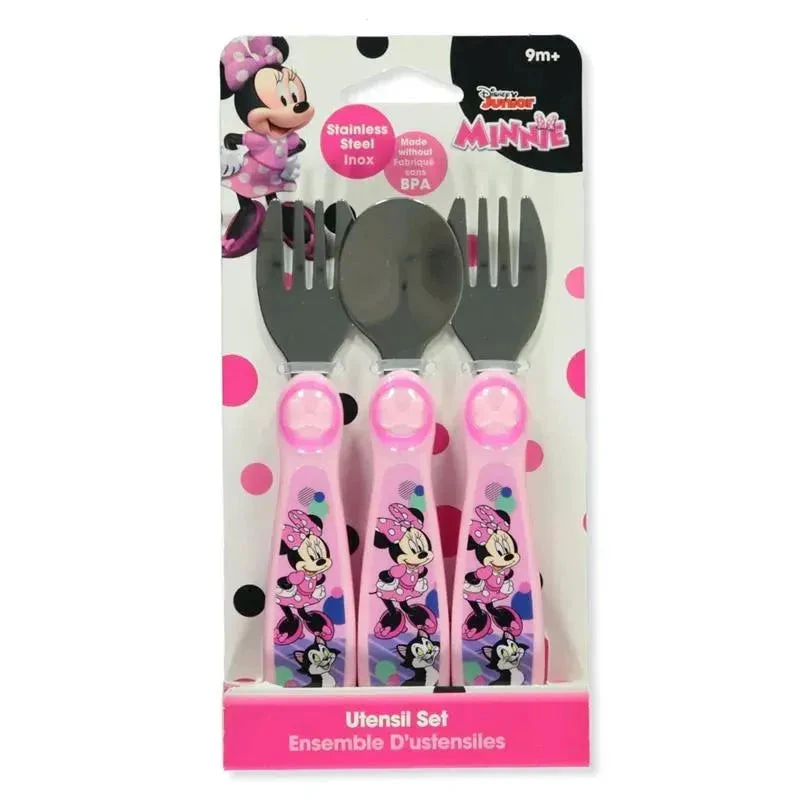 Tomy - Minnie Utensil 3 Pk 3 Tomy - Minnie Utensil 3 Pk