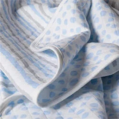 Trend Lab Cloud Knit Blanket, Blue/Gray -Macro Baby Store trend lab cloud knit blanket bluegray macrobaby 10