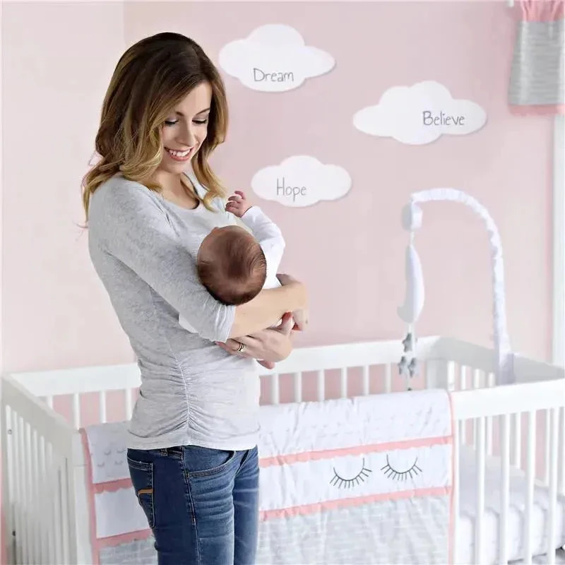 Trend Lab - Clouds 3 Pack Wood Décor, White 4 Trend Lab - Clouds 3 Pack Wood Décor, White - Image 2