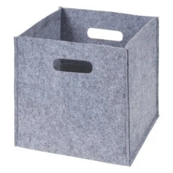 Trend Lab - Felt Storage Cube, Grey