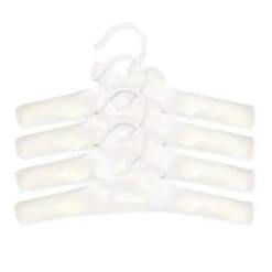 Trend Lab - Satin 4 Pack Hangers, White