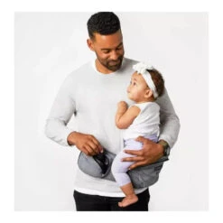 Tush Baby - Tushbaby Hipseat, Grey -Macro Baby Store tush baby tushbaby hipseat grey image 6