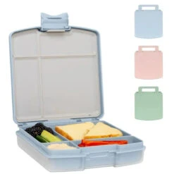 Ubbi® Ubbi - Bento Lunch Box For Kids, Cloudy Blue