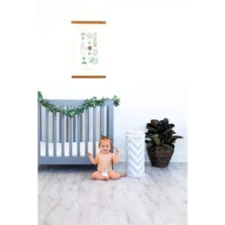 Ubbi® Ubbi - Steel Odor Locking Diaper Pail, Gray Chevron -Macro Baby Store ubbi steel diaper pail gray chevron image 4