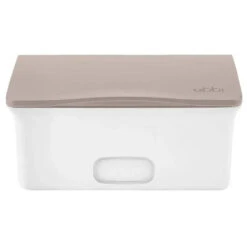 Ubbi® Ubbi - Wipes Dispenser With Weighted Plate And Secure Seal, Taupe