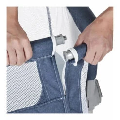 Unilove - Hug Me Plus 3-In-1 Bedside Sleeper, Airflow Denim Blue -Macro Baby Store unilove hug me plus 3 in 1 bedside sleeper airflow denim blue image 5