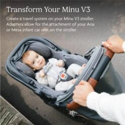 Uppababy - Adapters For Minu V3 - (Compatible With All Mesa And Aria Car Seats) 9 Uppababy - Adapters For Minu V3 - (Compatible With All Mesa And Aria Car Seats) -Macro Baby Store uppababy adapters for minu v3 compatible with all mesa and aria car seats image 3