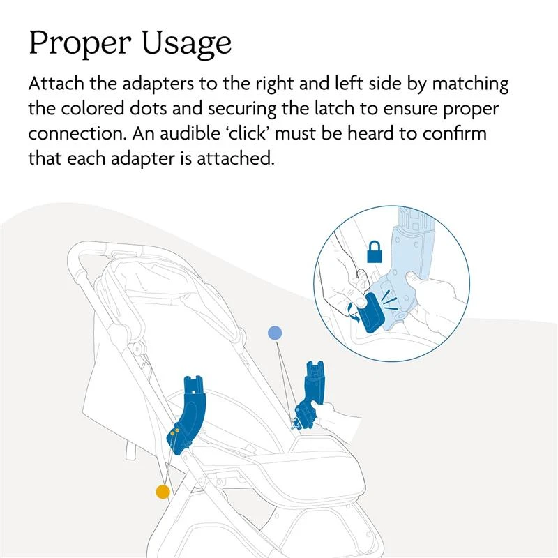 Uppababy - Adapters For Minu V3 - (Compatible With All Mesa And Aria Car Seats) 7 Uppababy - Adapters For Minu V3 - (Compatible With All Mesa And Aria Car Seats) - Image 5