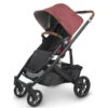 Uppababy - Cruz V2 Stroller, Lucy (Rosewood Mélange/Carbon Frame/Saddle Leather)