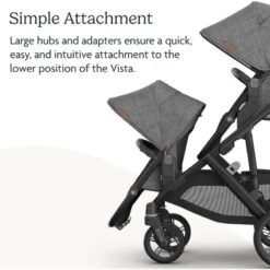 Uppababy - Kenzi Vista V3 Stroller | Kenzi Rumbleseat | Upper Adapters 22 Uppababy - Kenzi Vista V3 Stroller | Kenzi Rumbleseat | Upper Adapters -Macro Baby Store uppababy kenzi vista v3 stroller kenzi rumbleseat upper adapters image 10