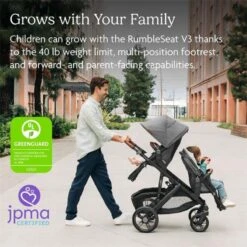 Uppababy - Kenzi Vista V3 Stroller | Kenzi Rumbleseat | Upper Adapters 23 Uppababy - Kenzi Vista V3 Stroller | Kenzi Rumbleseat | Upper Adapters -Macro Baby Store uppababy kenzi vista v3 stroller kenzi rumbleseat upper adapters image 11