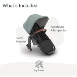 Uppababy - Kenzi Vista V3 Stroller | Kenzi Rumbleseat | Upper Adapters 20 Uppababy - Kenzi Vista V3 Stroller | Kenzi Rumbleseat | Upper Adapters -Macro Baby Store uppababy kenzi vista v3 stroller kenzi rumbleseat upper adapters image 8