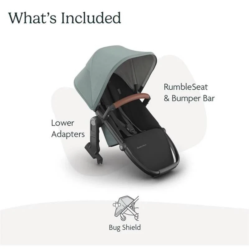 Uppababy - Kenzi Vista V3 Stroller | Kenzi Rumbleseat | Upper Adapters 10 Uppababy - Kenzi Vista V3 Stroller | Kenzi Rumbleseat | Upper Adapters - Image 8