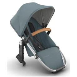 Uppababy - Rumbleseat V3 Second Lower Seat, Callum (Stone Blue/Silver Frame/Sand Leather)