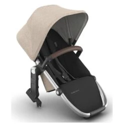 Uppababy - Rumbleseat V3 Second Lower Seat, Declan (Oat Mélange/Silver Frame/Chestnut Leather)