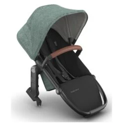 Uppababy - Rumbleseat V3 Second Lower Seat, Green (Mélange/Carbon Frame/Saddle Leather)