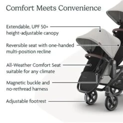Uppababy - Savannah Vista V3 Stroller | Savannah Rumbleseat | Upper Adapters 25 Uppababy - Savannah Vista V3 Stroller | Savannah Rumbleseat | Upper Adapters -Macro Baby Store uppababy savannah vista v3 stroller savannah rumbleseat upper adapters image 11