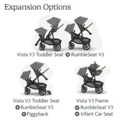 Uppababy - Savannah Vista V3 Stroller | Savannah Rumbleseat | Upper Adapters 21 Uppababy - Savannah Vista V3 Stroller | Savannah Rumbleseat | Upper Adapters -Macro Baby Store uppababy savannah vista v3 stroller savannah rumbleseat upper adapters image 7