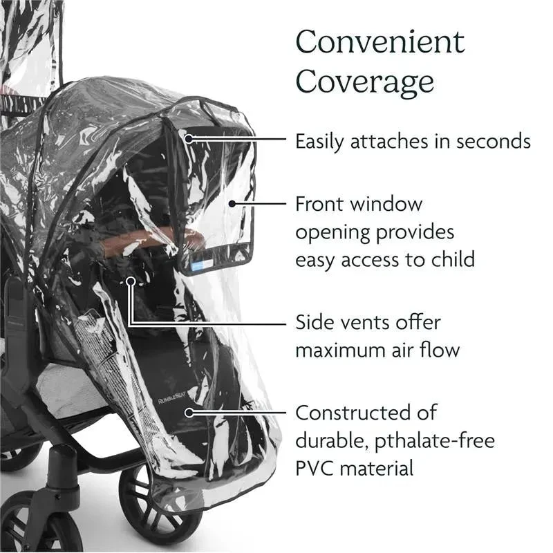 Uppababy - Vista Rain Shield For Rumbleseat And Rumbleseat V2 5 Uppababy - Vista Rain Shield For Rumbleseat And Rumbleseat V2 - Image 3