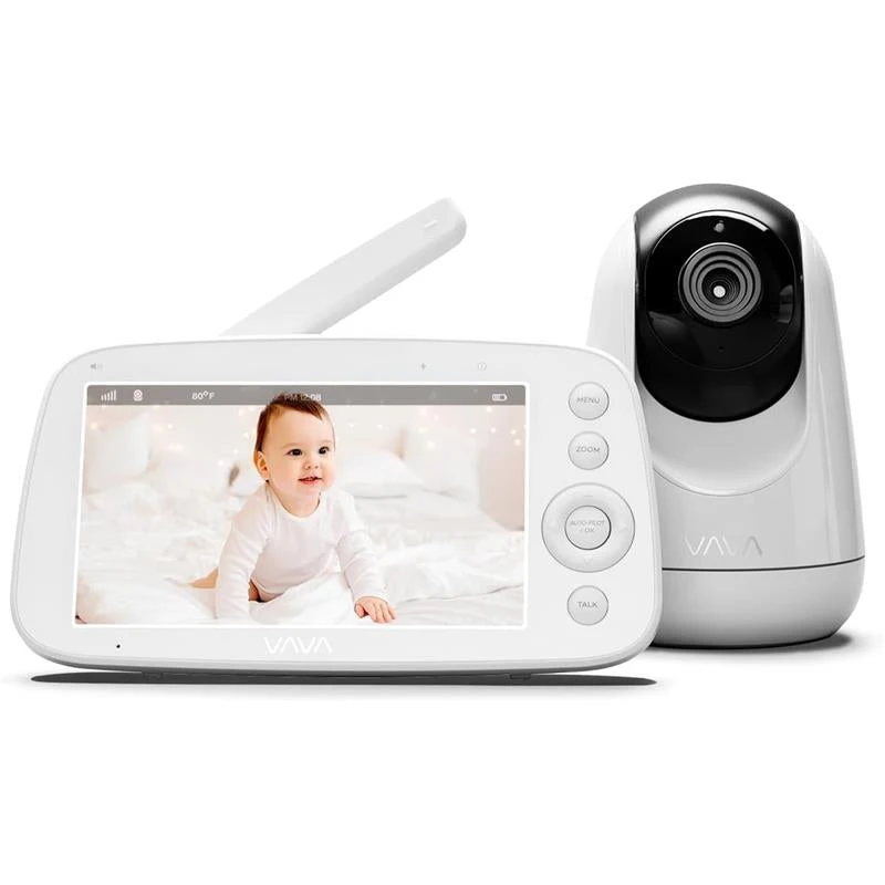 Vava - Baby Monitor Single 5/720P Bbm, White 3 Vava - Baby Monitor Single 5/720P Bbm, White