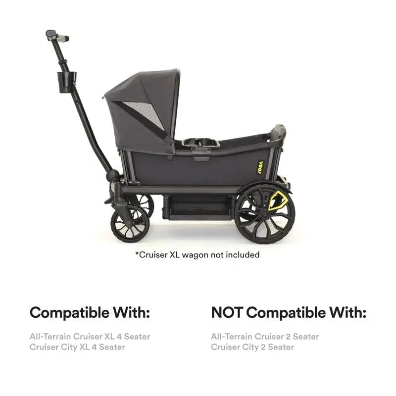 Veer - Retractable Canopy XL For Veer All-Terrain Cruiser XL Or Cruiser City XL 4 Seater Models 4 Veer - Retractable Canopy XL For Veer All-Terrain Cruiser XL Or Cruiser City XL 4 Seater Models - Image 2