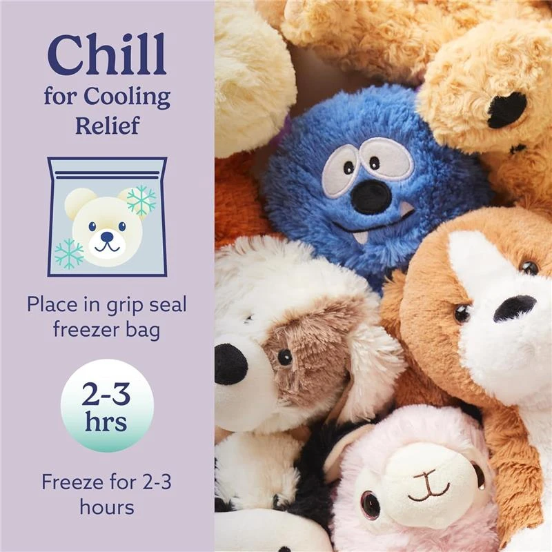 Warmies - Blue Monster 8 Warmies - Blue Monster - Image 6