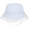 Wee Ones - Boys' Reversible Seersucker Sun Hat, 12-24M